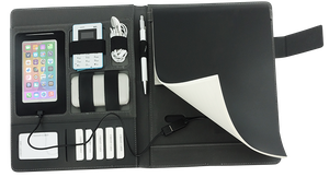 Notizbuchmappe mit Powerbank 893091